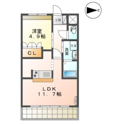 Ｍａｙｓｕｊｕ 302｜熊本県熊本市西区蓮台寺４丁目(賃貸マンション1LDK・3階・40.00㎡)の写真 その2