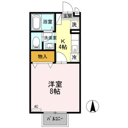 熊本県熊本市南区川尻２丁目（賃貸アパート1K・1階・26.93㎡） その2