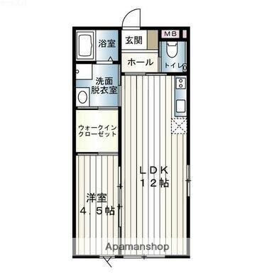 ＢＯＸ－Ｍ　ＷＥＳＴ 102｜大分県大分市畑中４丁目(賃貸アパート1LDK・1階・41.00㎡)の写真 その2