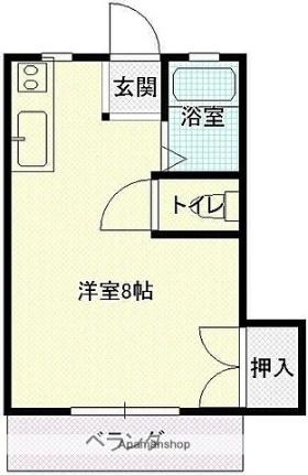 宮崎県宮崎市橘通東５丁目（賃貸マンション1R・3階・19.38㎡） その2