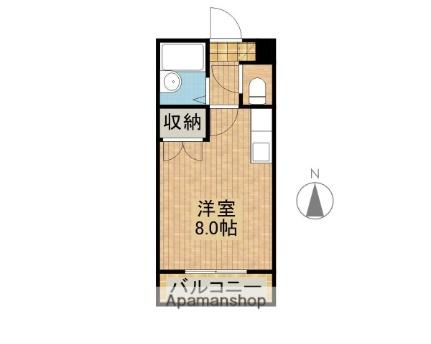 ハウス21 405 ｜ 宮崎県宮崎市清武町新町２丁目（賃貸マンション1R・4階・19.35㎡） その2