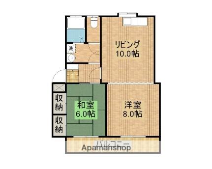 キタ月見I 301 ｜ 宮崎県宮崎市月見ケ丘５丁目（賃貸マンション2LDK・3階・56.00㎡） その2