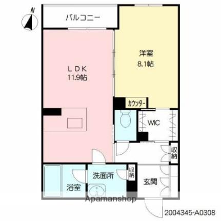 ロイヤル　シャーメゾン　プレミアム 308 ｜ 宮崎県宮崎市清水３丁目（賃貸マンション1LDK・3階・47.21㎡） その2