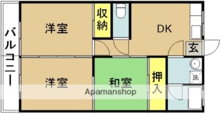 メゾンド・Ｆ 102 ｜ 宮崎県宮崎市大字芳士（賃貸マンション3DK・1階・49.60㎡） その2