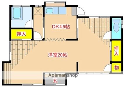 鹿児島県姶良市東餅田（賃貸一戸建1DK・1階・61.45㎡） その2